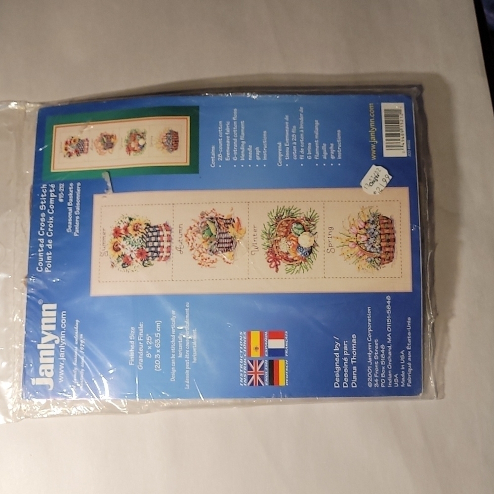 Janlynn Counted Cross Stitch NWT